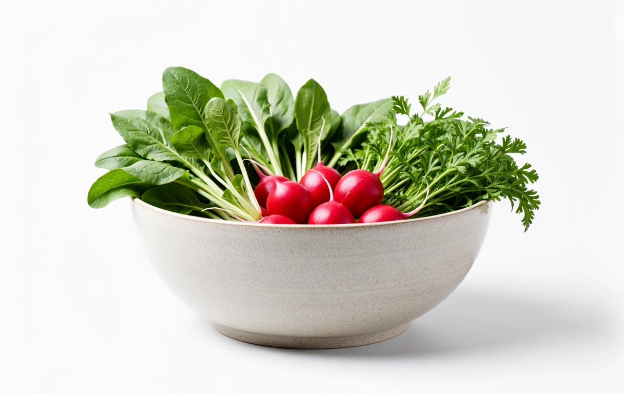 Świeże warzywa na jasnym tle